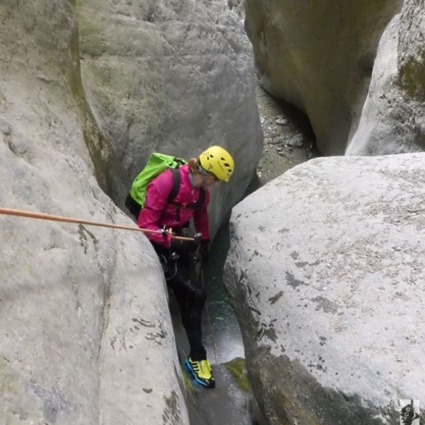 Canyoning nel Feschelbach in Vallese