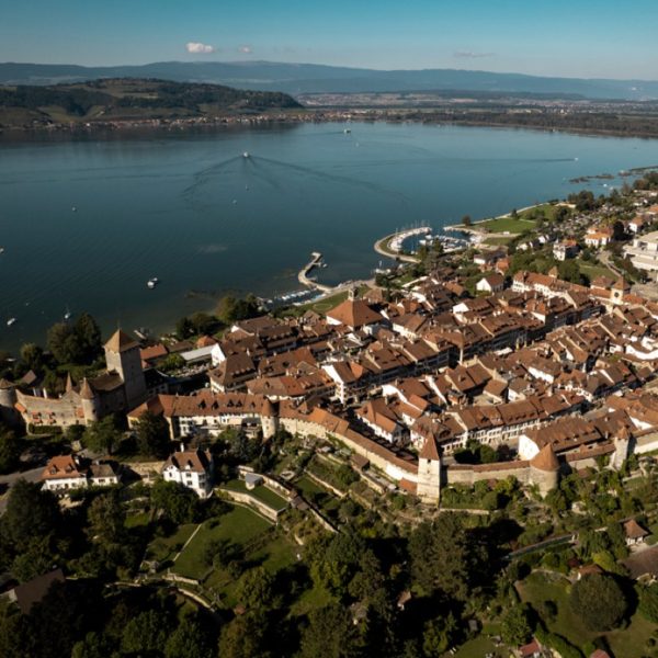 Vol en ballon dans le canton de Fribourg