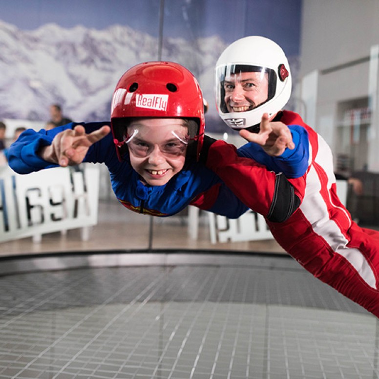 Free-fall simulator in Sion, Valais