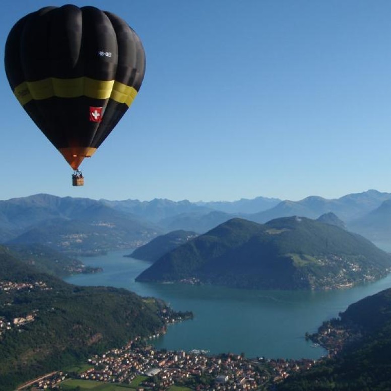 Ballonfahrt im Tessin