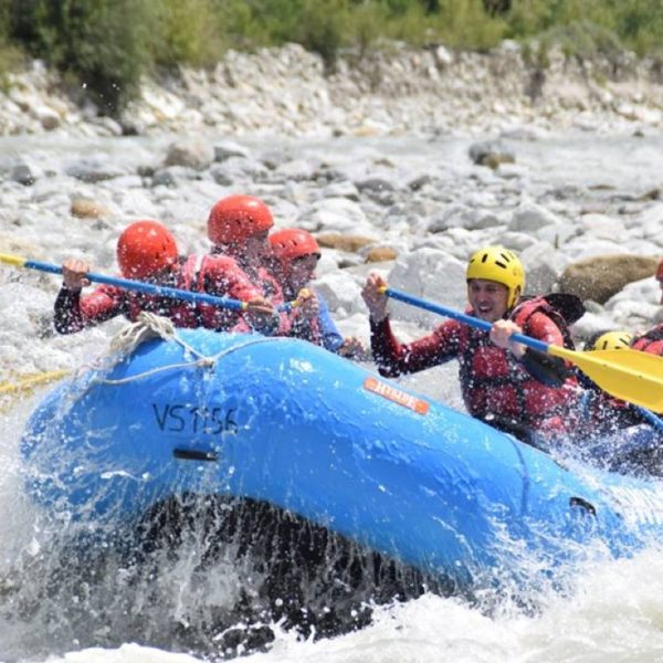 Rafting sul Visp in Vallese