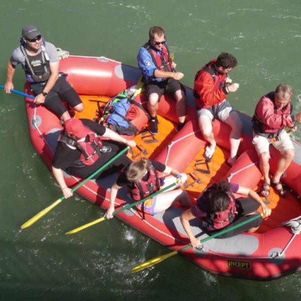 Easy rafting or Fun rafting on the Reuss River