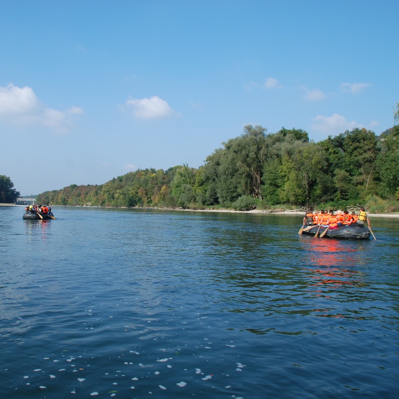 Fun rafting sur la Reuss de Bremgarten à Gebenstorf