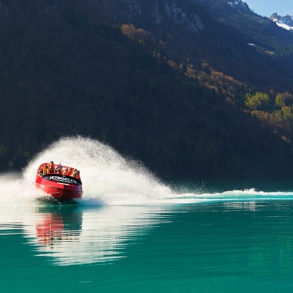 Jetboatfahren auf dem Brienzersee