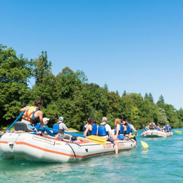 Easy Rafting für eine Schulfahrt auf der Aare