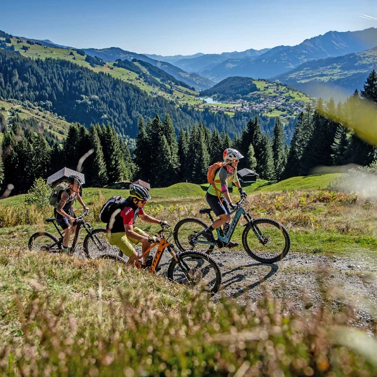 E-biking et MTB dans les Grisons