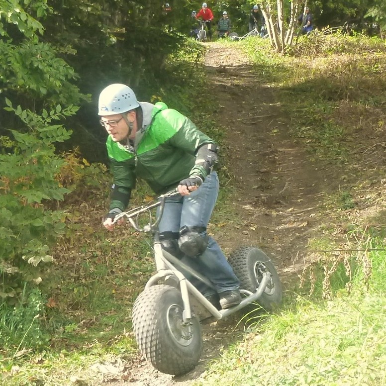 Monster scooter à Crans-Montana