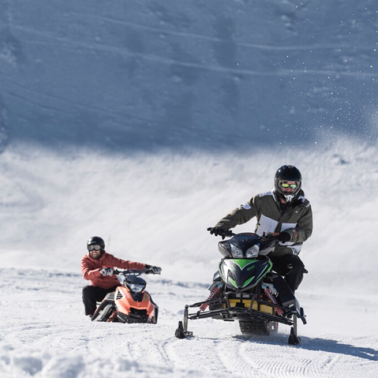 Engelberg electric snowmobile tour