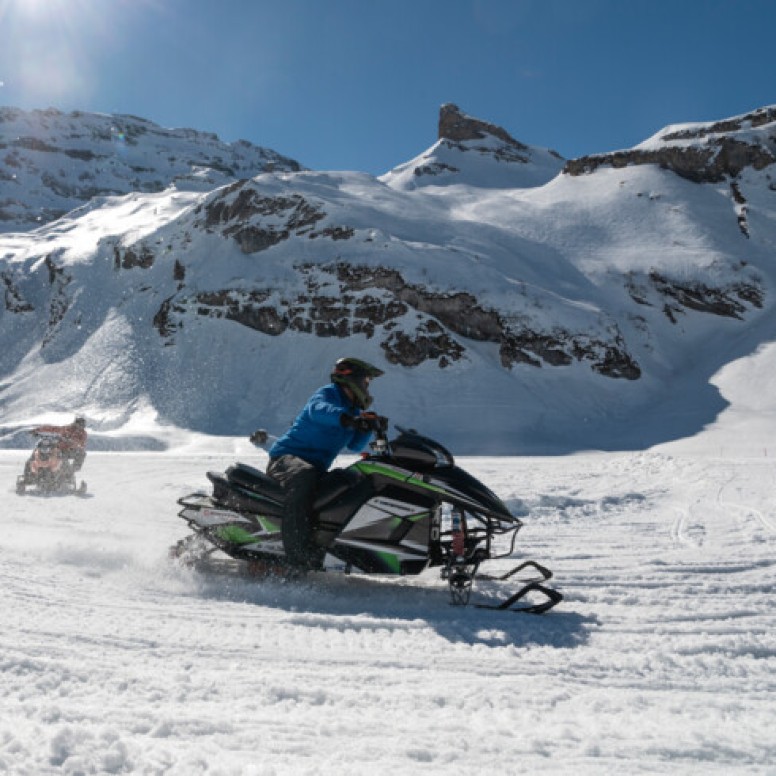 Titlis Electric snowmobile in Engelberg