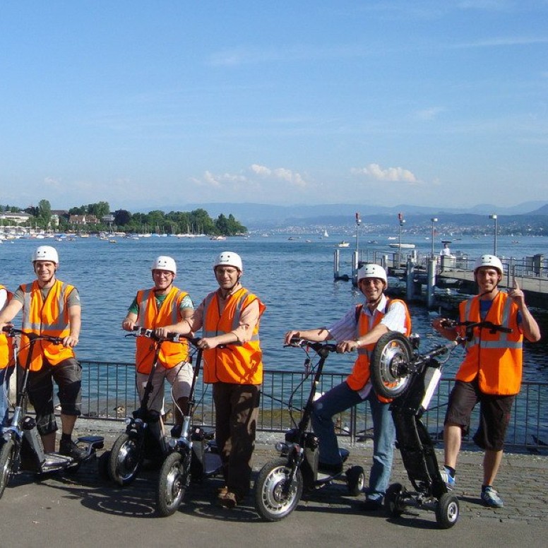 Visite touristique d'une ville en Segway