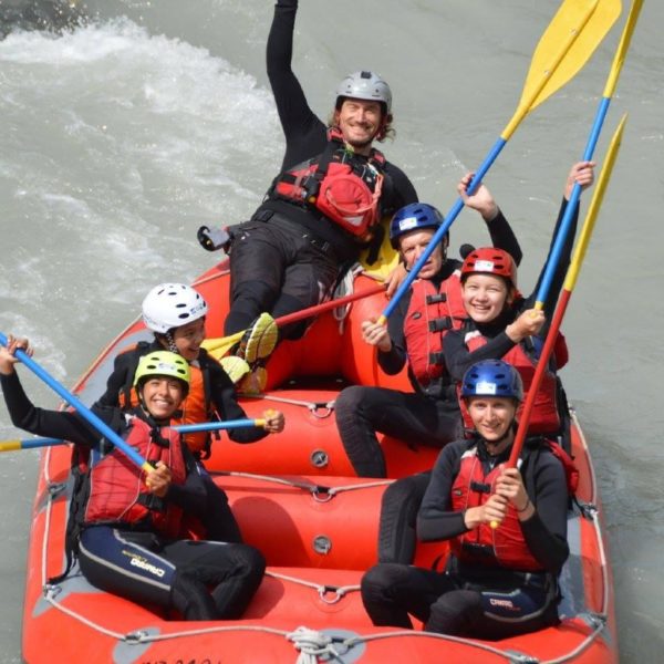 Rafting en famille sur l'Inn