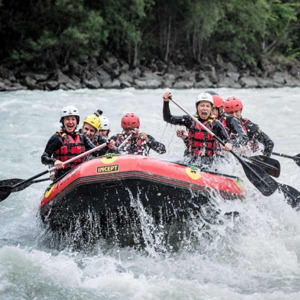 Riverrafting en famille en Enagadine