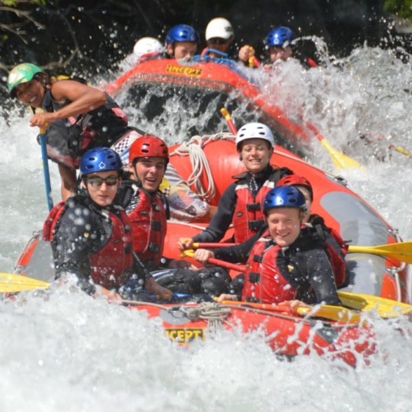 Riverrafting sur l'Inn en famille