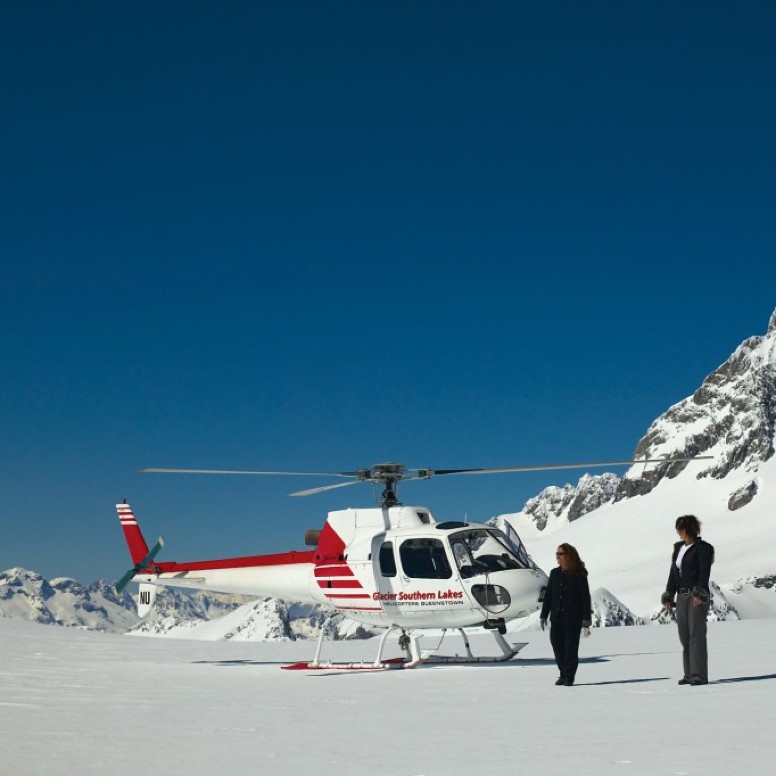 Depuis Berne-Belp pour un grand vol sur les Alpes et atterrissage sur un glacier