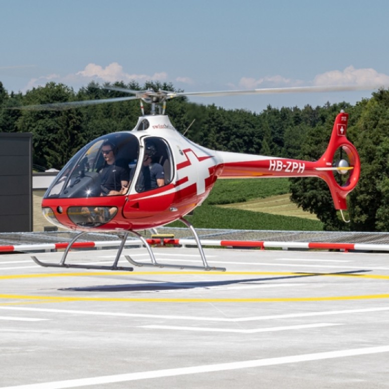 Introduction to the Hsur Cabri G2 helicopter from Pfaffnau