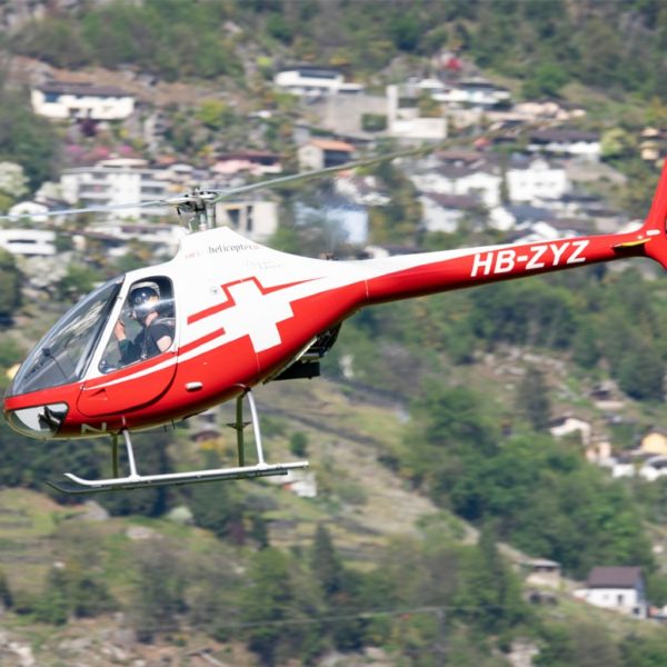 Einführungsflug mit Cabri G2 von Lodrino im Tessin aus