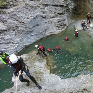 Canyoning en SUISSE ORIENTALE