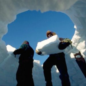 Construction d'igloo