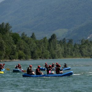 Canoë ou funyak sur LE TICINO