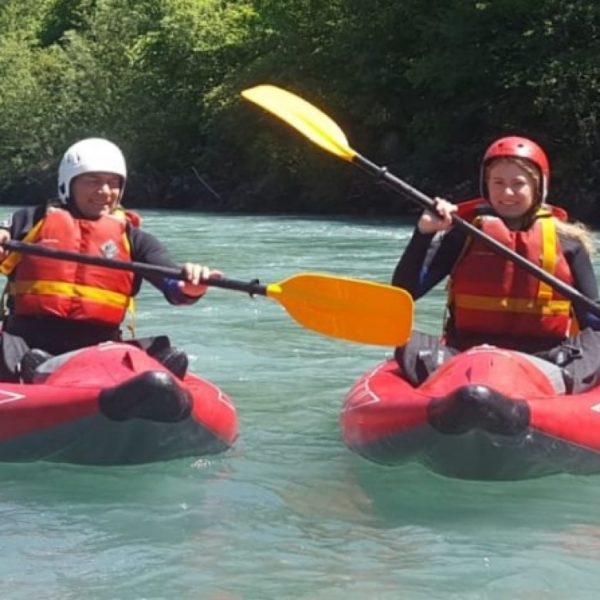 Canoa funyak sul Reno tra Sciaffusa e Rheinau