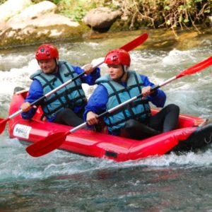 Canoë ou funyak sur LE RHÔNE