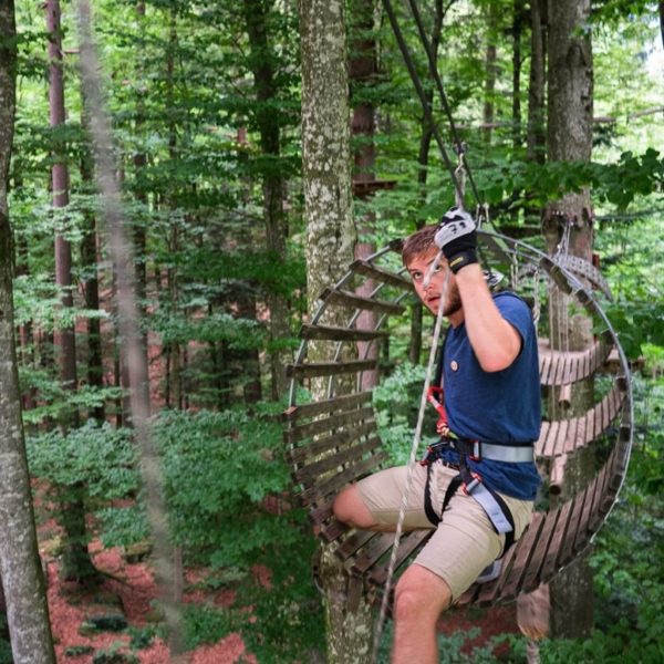 Parco avventura e arrampicata sugli alberi a Interlaken