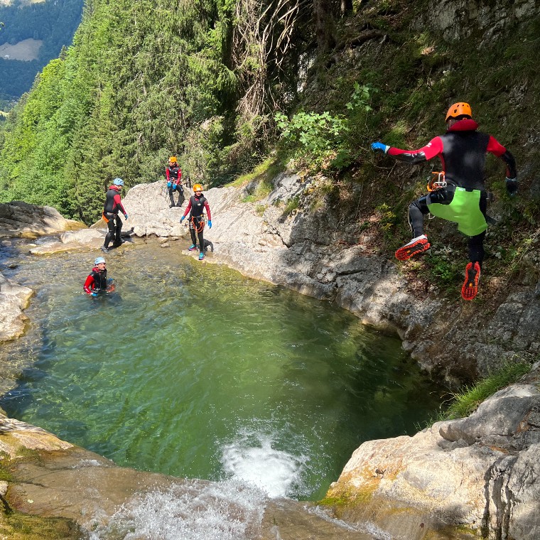 Canyoning dans le canton de Vaud