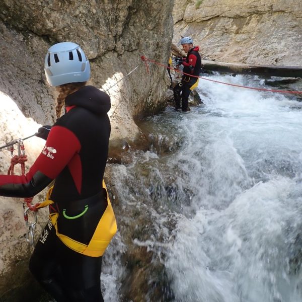 Canyoning zum Col des Mosses